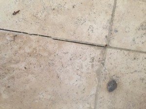 Floor Tile Joint Cracks